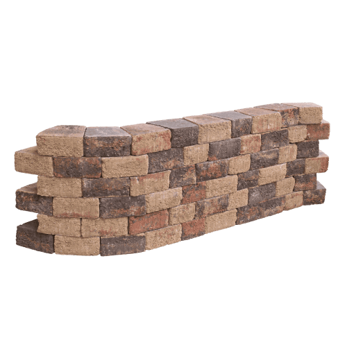 Pilestone trapez vorm 2 z ruw 23/17x21,5x10 cm gloria