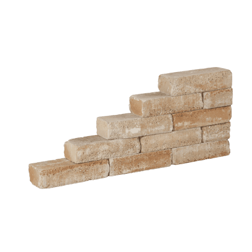 Pilestone Line 2 zijden ruw 40x15x10 cm mont blanc