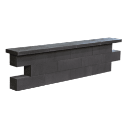 Smartblock matterhorn 50x25x5 cm afdekplaat 1