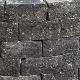 Pilestone trapez vorm 2 z ruw 23/17x21,5x10 cm coal 3