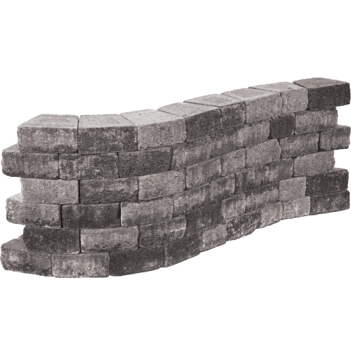 Pilestone trapez vorm 2 z ruw 23/17x21,5x10 cm gothic