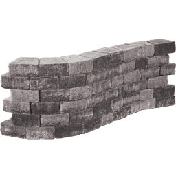 Pilestone trapez vorm 2 z ruw 23/17x21,5x10 cm gothic 1