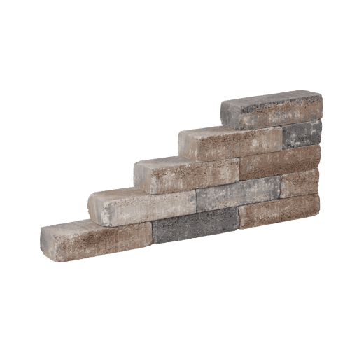 Pilestone Line 2 zijden ruw 40x15x10 cm kilimanjaro