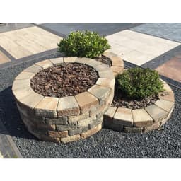 Pilestone trapez vorm 2 z ruw 23/17x21,5x10 cm kilimanjaro 3