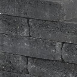 Pilestone Line 2 zijden ruw 40x15x10 cm coal 2