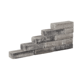 Pilestone Line 2 zijden ruw 40x15x10 cm gothic 2