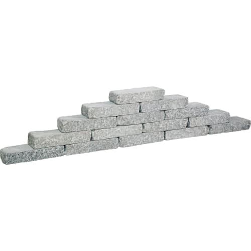 Graniwall grey rockface 40x16x8 cm