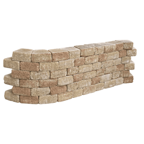 Pilestone trapez vorm 2 z ruw 23/17x21,5x10 cm primavera