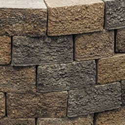 Pilestone trapez vorm 2 z ruw 23/17x21,5x10 cm walnut 3