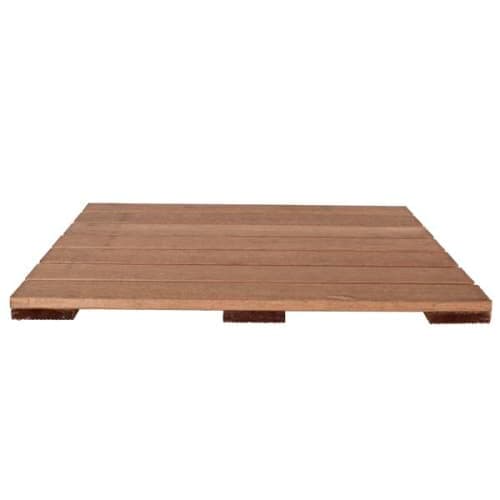 Hardhouten tegel 100x100 cm