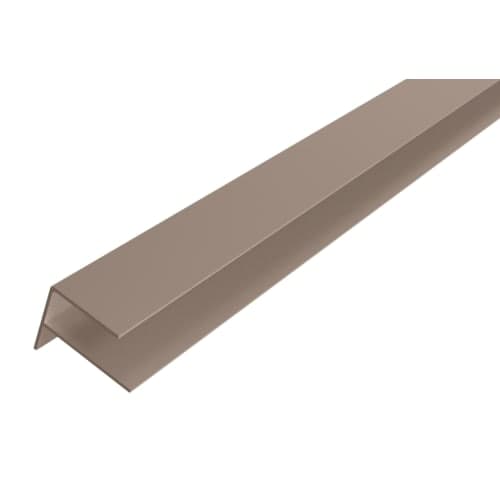 WEO aluminium essential gardenwall F-profiel 3,5x4,5x 300 cm light grey
