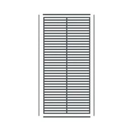 terras & trends Fence deco-profiel trellis verticaal 88x182 cm RAL7016 (1009) 3