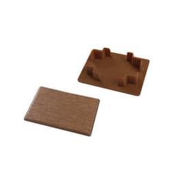 Brise soleil eindkap 4,2x6,0 cm teak (24 stuks) 2