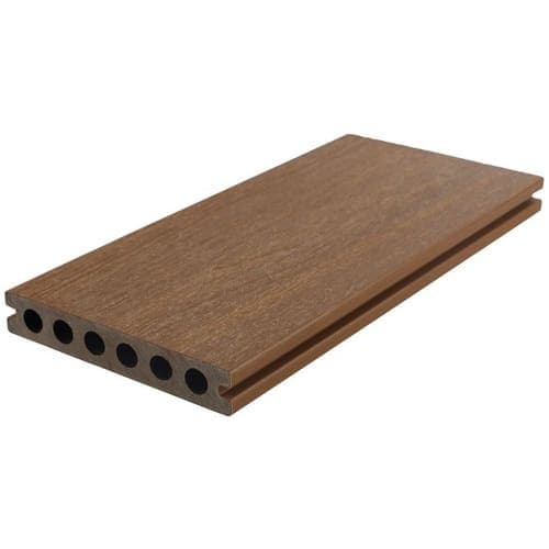 terras & trends Deck 400x13,8x2,25 cm ronde kamer teak