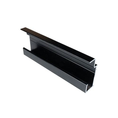 WEO brise soleil aluminium rail KX-3000 RAL9005 lengte 300 cm