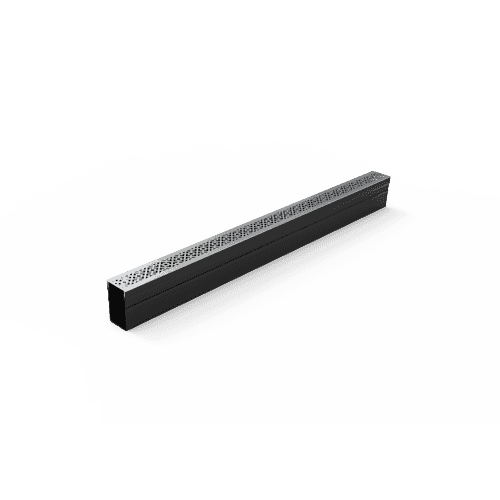 terras & trends drain 65/100 diamond inox rvs rooster 1000 mm