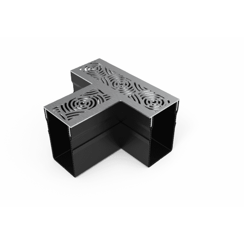 terras & trends drain 65/100 T-stuk met falcon rvs rooster