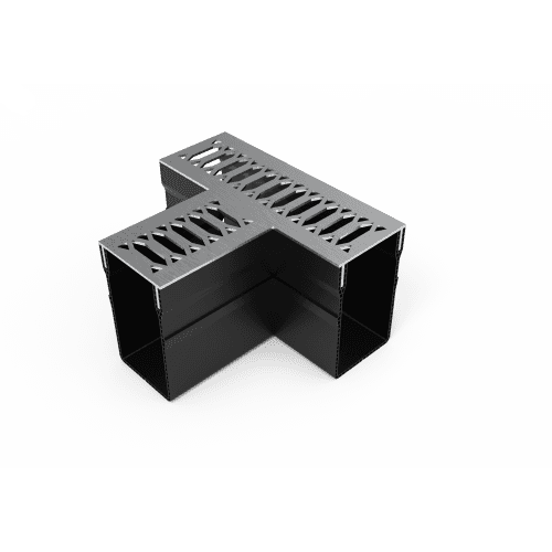 terras & trends drain 65/100 T-stuk met viking rvs rooster