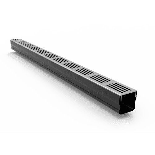 terras & trends drain mini 65/60 grijs aluminium rooster 1000 mm