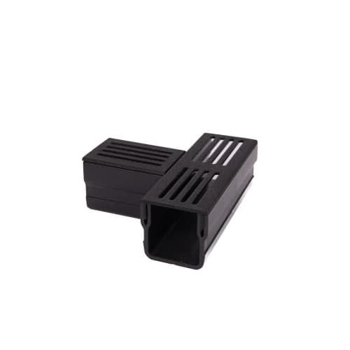 terras & trends drain mini 65/60T-stuk met premium zwart aluminium rooster