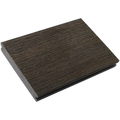 terras & trends Deck 400x21x2,25 cm massief vintage graphite/wenge
