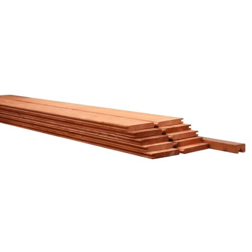 Douglas afdekregel 7x4,5x220 cm tbv betowood schutting blank