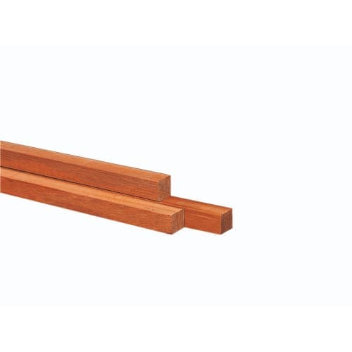 AZ hardhout paal fijnbezaagd 7x7x300 cm