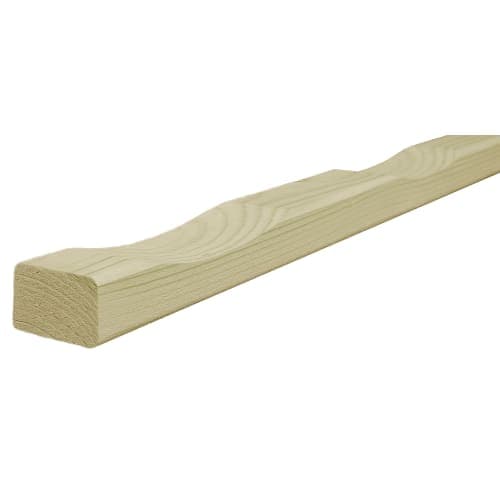 Vuren ventilatielat tbv wandbekleding 2,1x4,5x250 cm groen geïmpregneerd