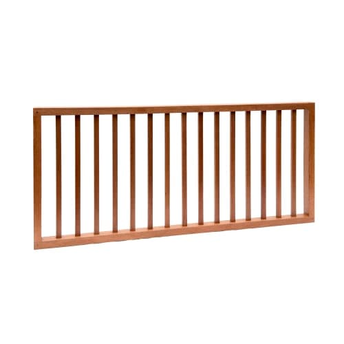 Hardhouten spijlenhek 180x80 cm Frame 4,5x7 cm spijlen 2x3 cm