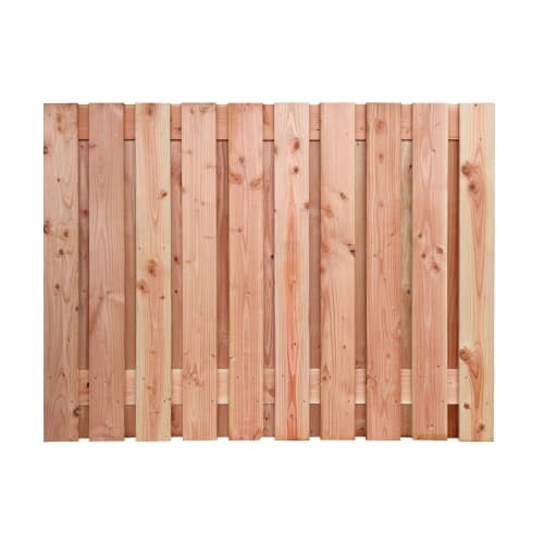 Douglas geschaafd plankenscherm 16 mm 180x130 cm tbv betonsysteem onbehandeld 21 planks