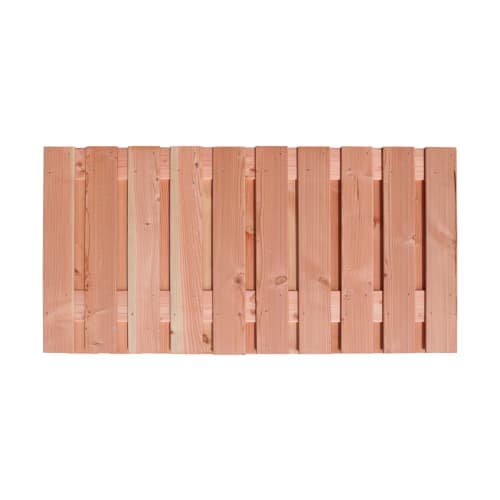 Douglas geschaafd plankenscherm 16 mm 180x90 cm tbv betonsysteem onbehandeld 21 planks