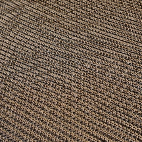 Strak schaduwdoek HPDE 292x292 cm incl. bevestigingsmaterialen bruin tbv Pergola 300x300 cm