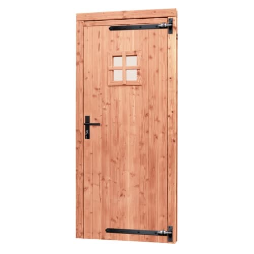 Redvision enkele 1-ruits deur incl. kozijn rechtsdraaiend 90x201 cm