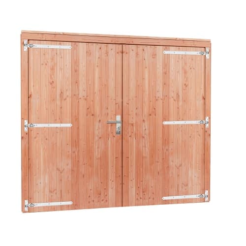 Redvision dubbele deur incl. kozijn extra breed en hoog 255x209 cm