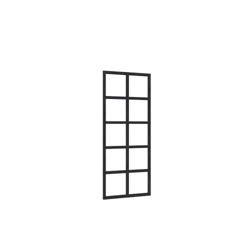 Trellis tbv Douglasvision buitenverblijf Comfort 89x224 cm zwart geïmpregneerd