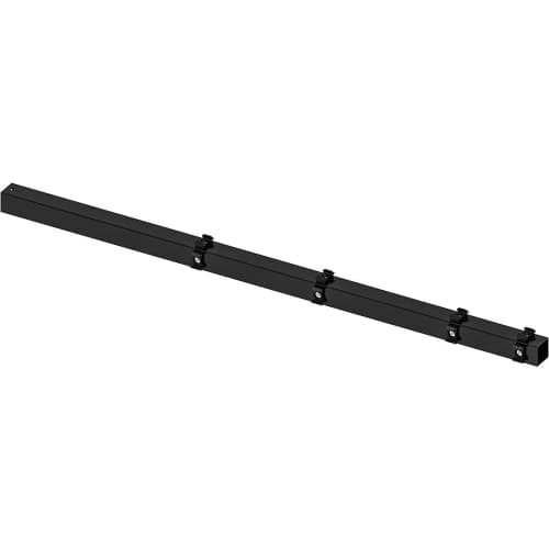 Hillfence metalen hoekpaal incl. aansluitingset en afdekkap 6x6x160 cm zwart