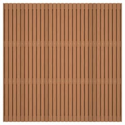 Thermovision Ayous geschaafd latten scherm recht horizontaal/verticaal 180x180 cm 2