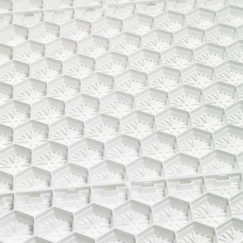 Grindplaat 60x80x3 cm wit