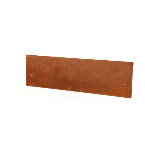 Stalen Kantopsluiting Single 300x16,5 cm (1,5 mm dik) Corten