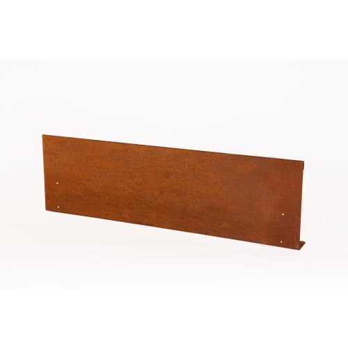 Stalen Kantopsluiting Single FLG 300x16,5 cm (1,5 mm dik) Corten