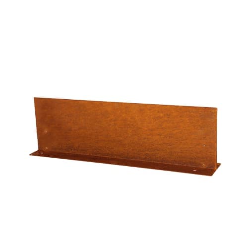Stalen Kantopsluiting Double FLG 300x16,5 cm (1,5 mm dik) Corten