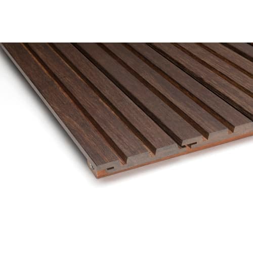 Bamboe triple rhombus schuttingplank dark chocolate 1,8x14x195 cm