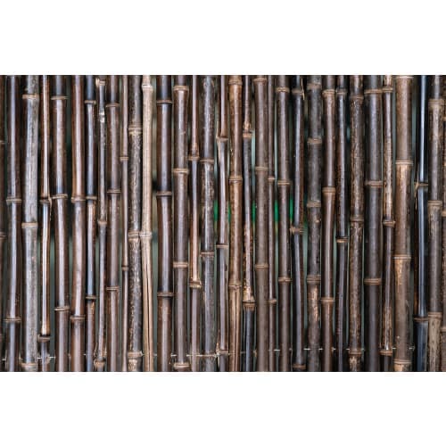 Bamboescherm zwart standaard 180x180 cm