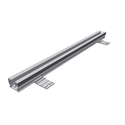 Vloer montageplaat tbv balk 35x25 mm