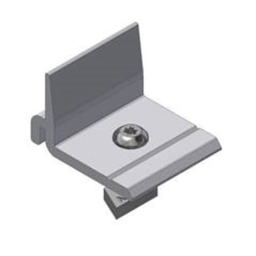 Aluminium montage hoekbeugel tbv dwarsligger constructie