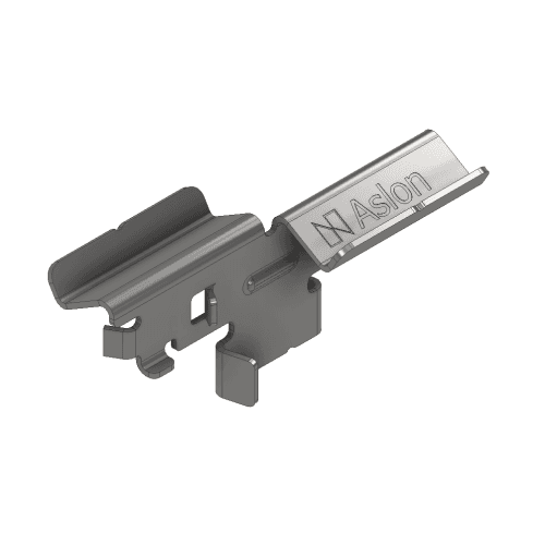 RVS clip - sponning gelijk A (100 stuks)