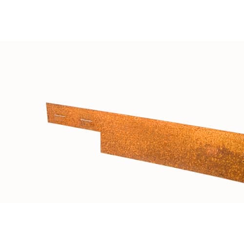 Mevosteel Fast Edge incl. 3 pennen 225x20,3 cm (3 mm) Corten