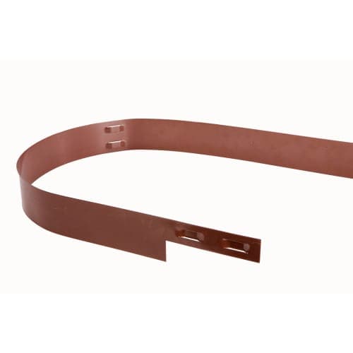 Mevosteel fast edge 225x10,2 cm incl. pennen bruin 2 mm