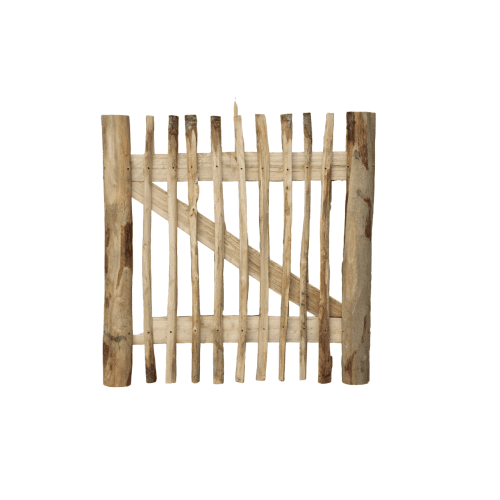 Kastanje poort  120x100 cm incl. beslag