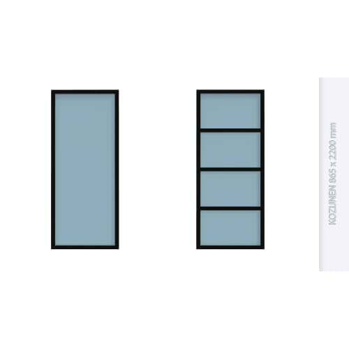 Steelllook wandpaneel 4- vaks. 220x86,5